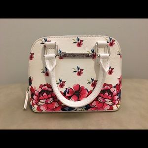 Betsey Johnson mini dome satchel floral pattern